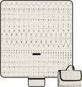 Picnic Blankets Waterproof,79''x79'' Extra Large Foldable Sandproof Beach Blanket,Portable 3-Layer Polyester Outdoor Picnic Blanket for Grass Lawn,Beach,Family Camping,Park,Travel-Beige