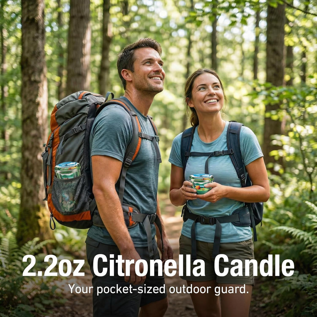 DL DREAMY DEWLA Citronella Candles Outdoor, Soy Wax 2.2 oz 6 Pack