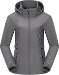 Outdoor Ventures Women's Fleece Lined Rain Jacket Waterproof Softshell Coat