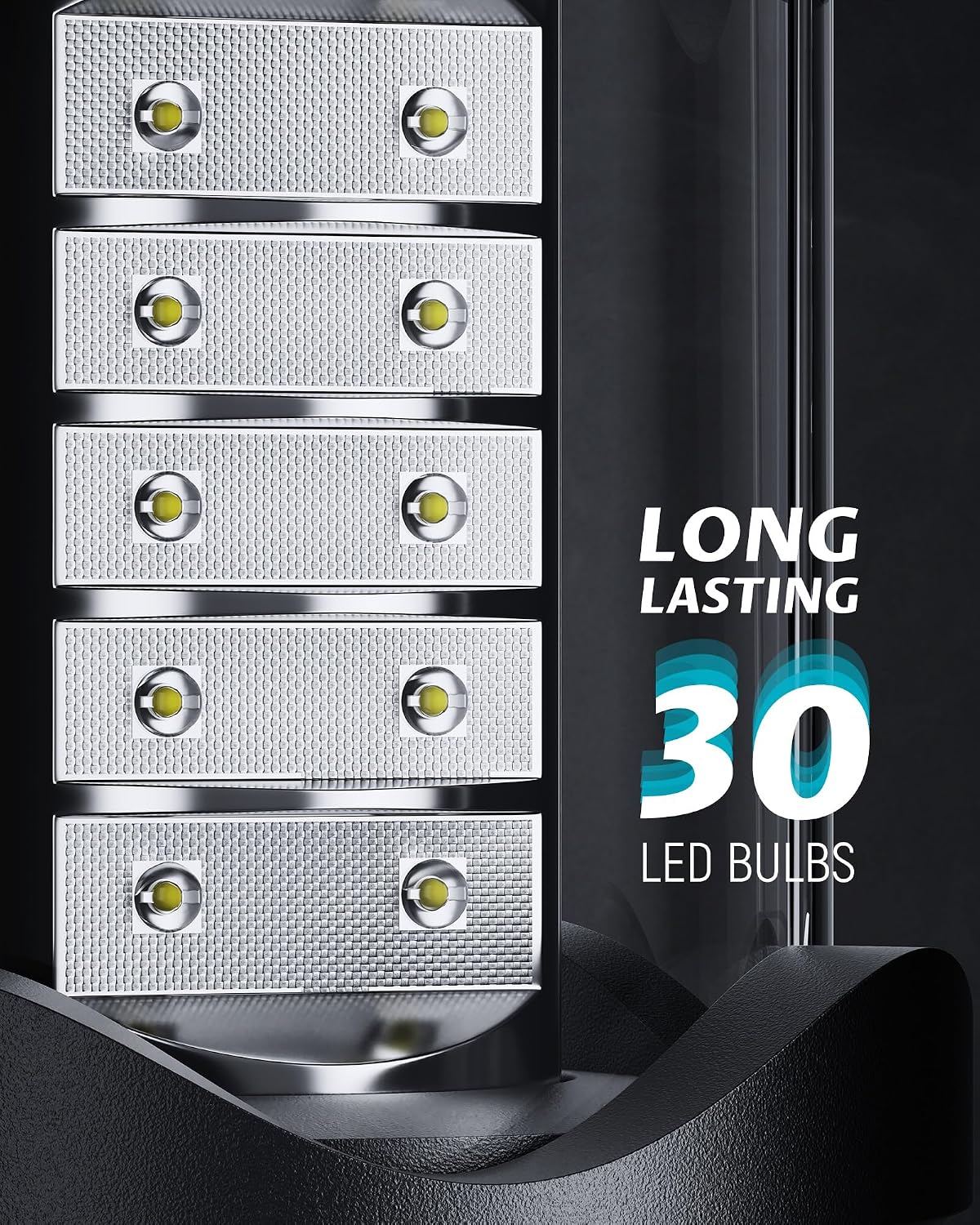 Lichamp 4 Pack LED Camping Lanterns, A4BK