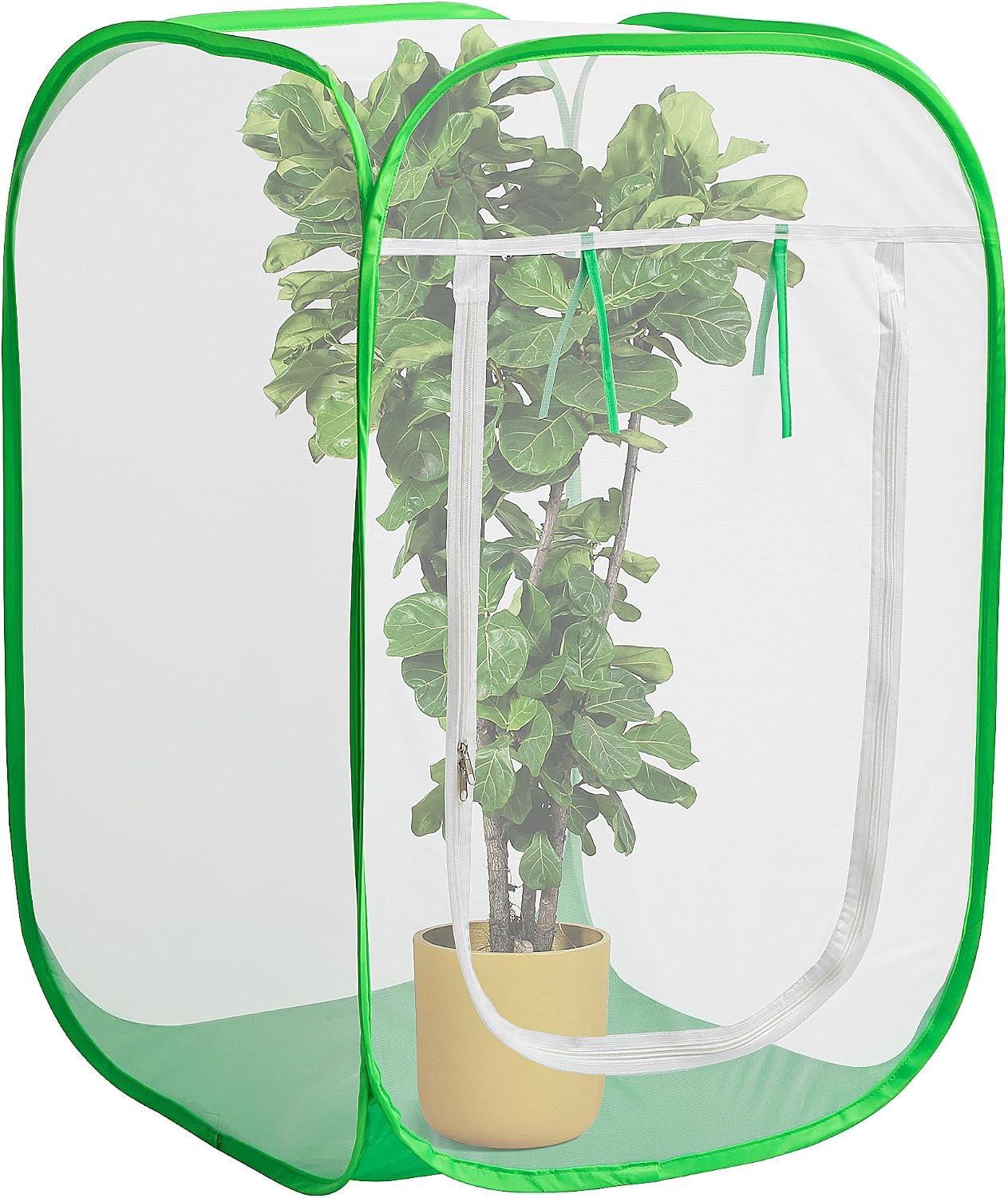 24"x24"x36" Pop Up Garden Mesh Plant Cover, Plant Protectors Mesh Enclosure