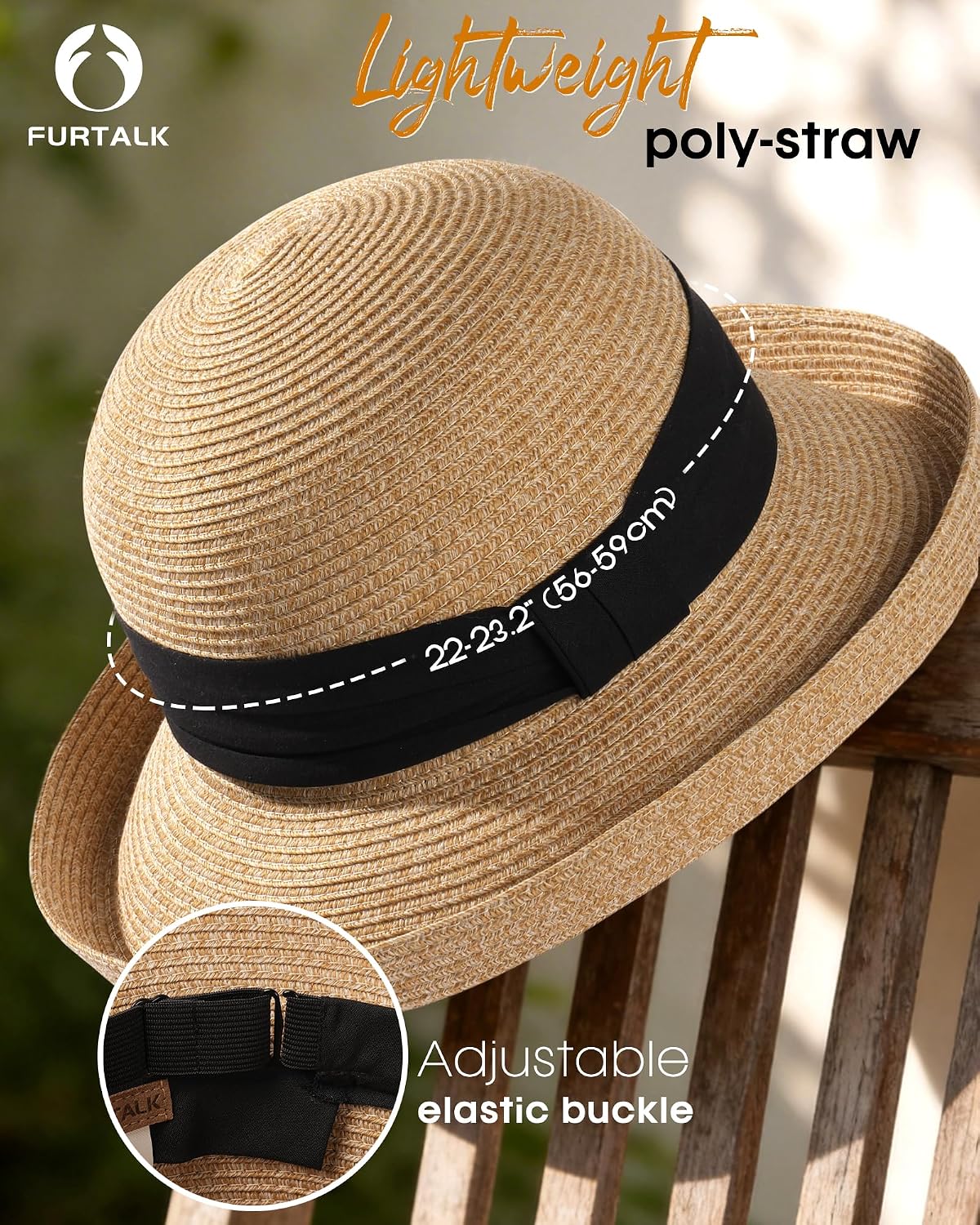 FURTALK Sun Hats for Women UPF Protection Packable Bucket Hats Vintage