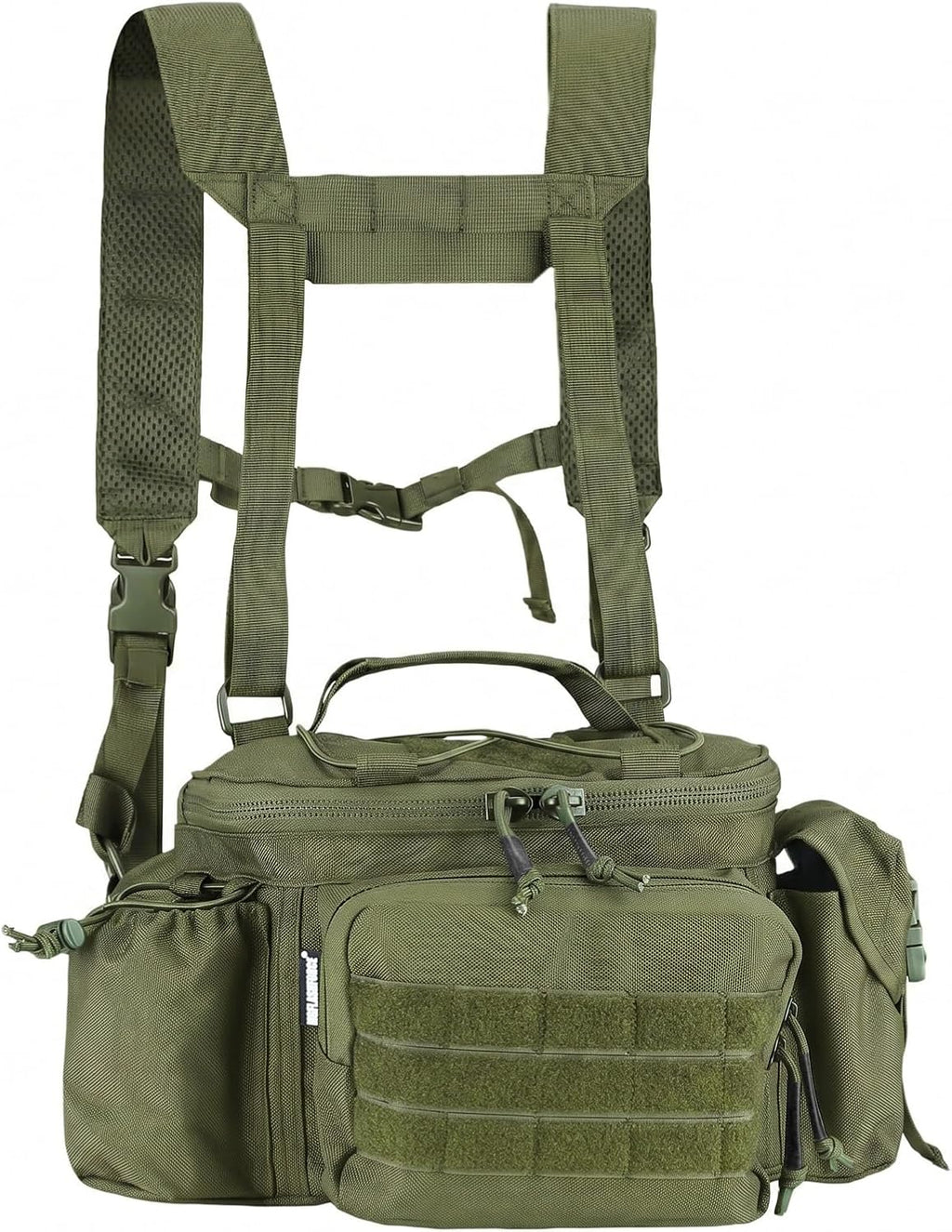 MGFLASHFORCE Tactical Fanny Pack for Men EDC Molle Waist Bag Hip Belt Pouch