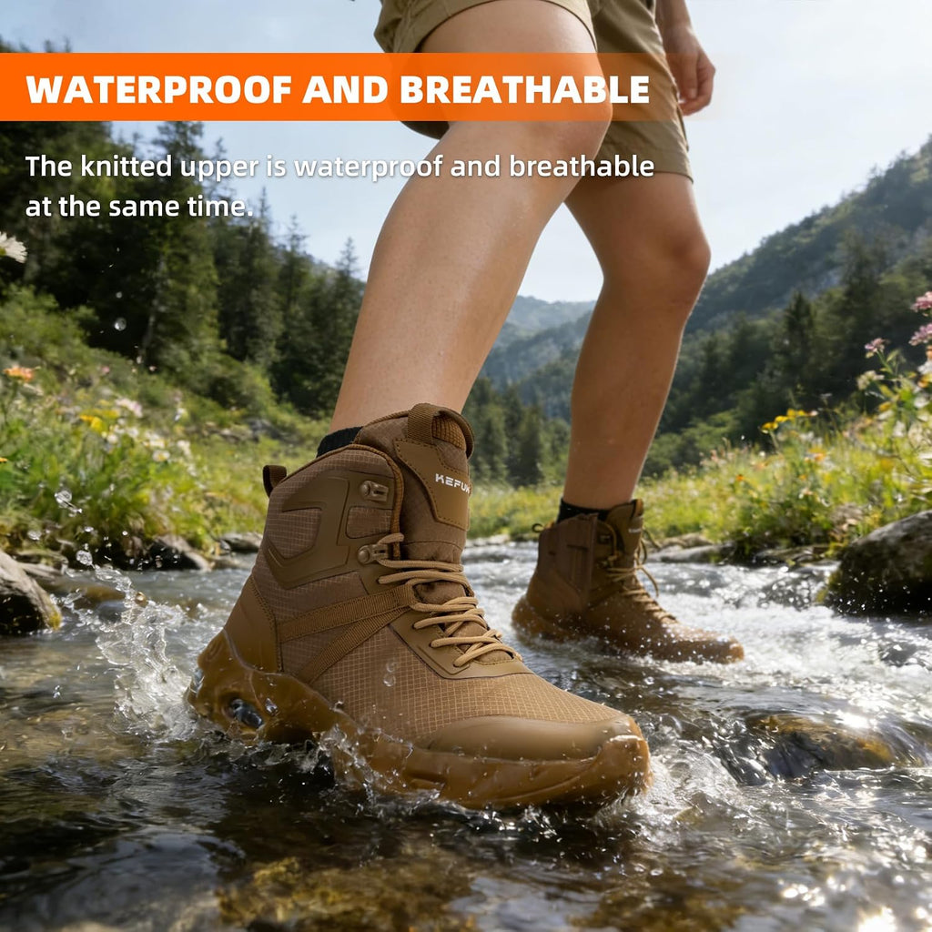 Military Tactical Boots Women Wide Waterproof 6 Inches