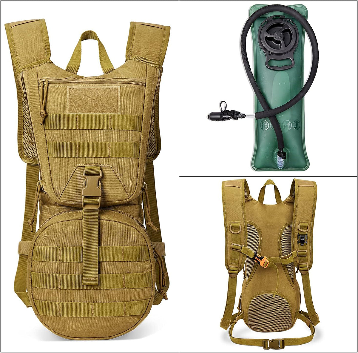 G4Free Tactical Hydration Packs Water Backpack for Outdoor