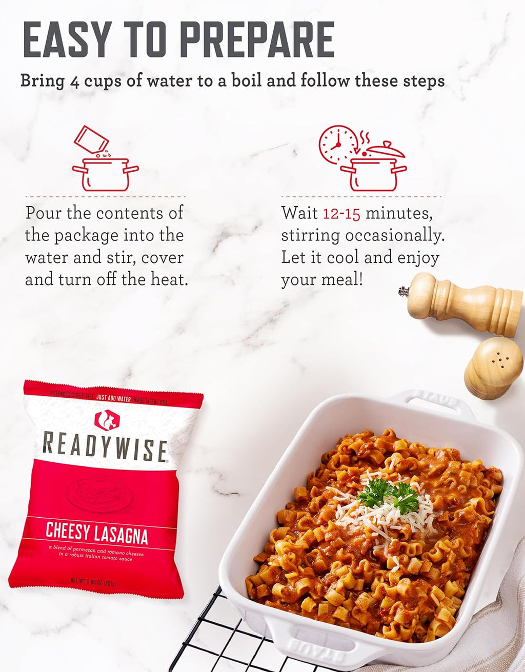 READYWISE Emergency Food Survival Supply, 104 Servings, Variety Bucket