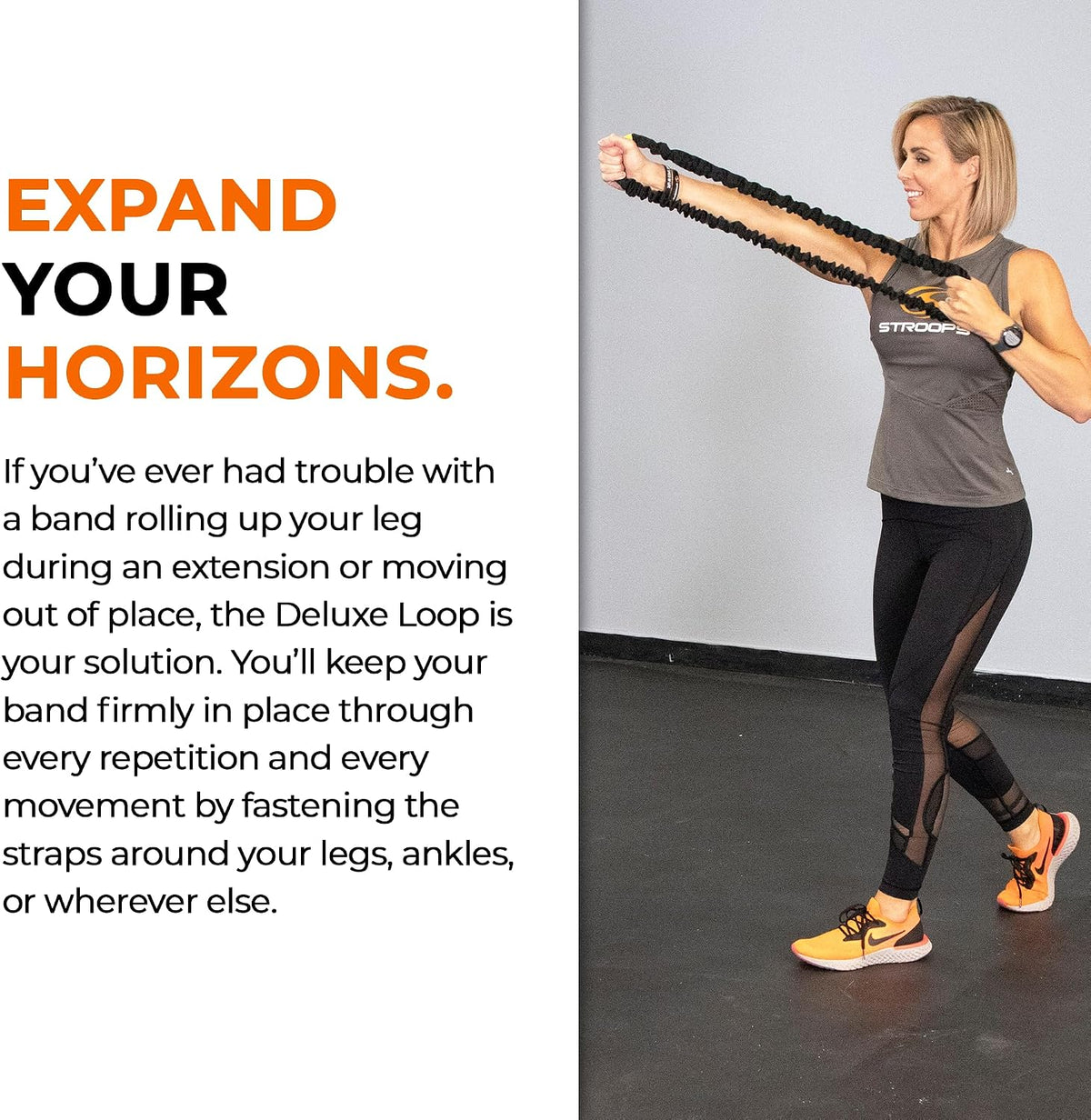 Stroops Deluxe Loop Slastix Resistance Bands for Full Body Workouts