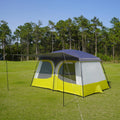 Vidalido Tents，3-4 Person Camping Tent with Extended Vestibule，Weather Resistant Family Tents with Breathable Mesh Windows，Easy Install Waterproof Outdoor Tent for Backpacking and Camping Hiking
