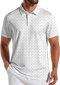 COOFANDY Mens Golf Polo Shirts Short Sleeve Quick Dry Casual Collared Shirt