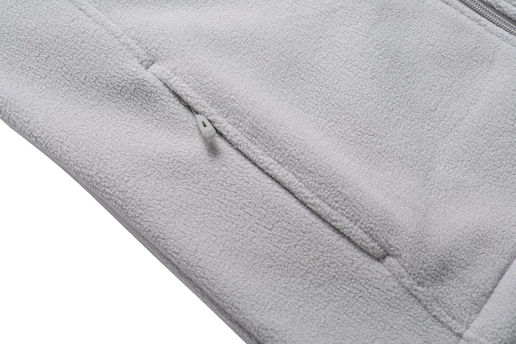 GIMECEN Women's Full Zip Soft Polar Fleece Jacket Outdoor Recreation Coat