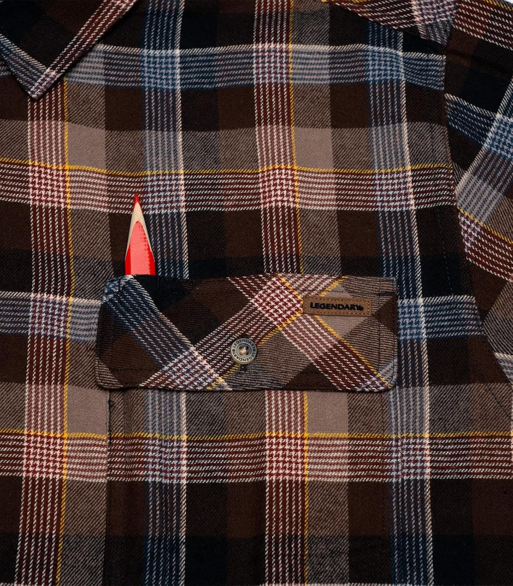 Legendary Whitetails Mens Flannel Long Sleeve Button Down 100% Cotton Shirt
