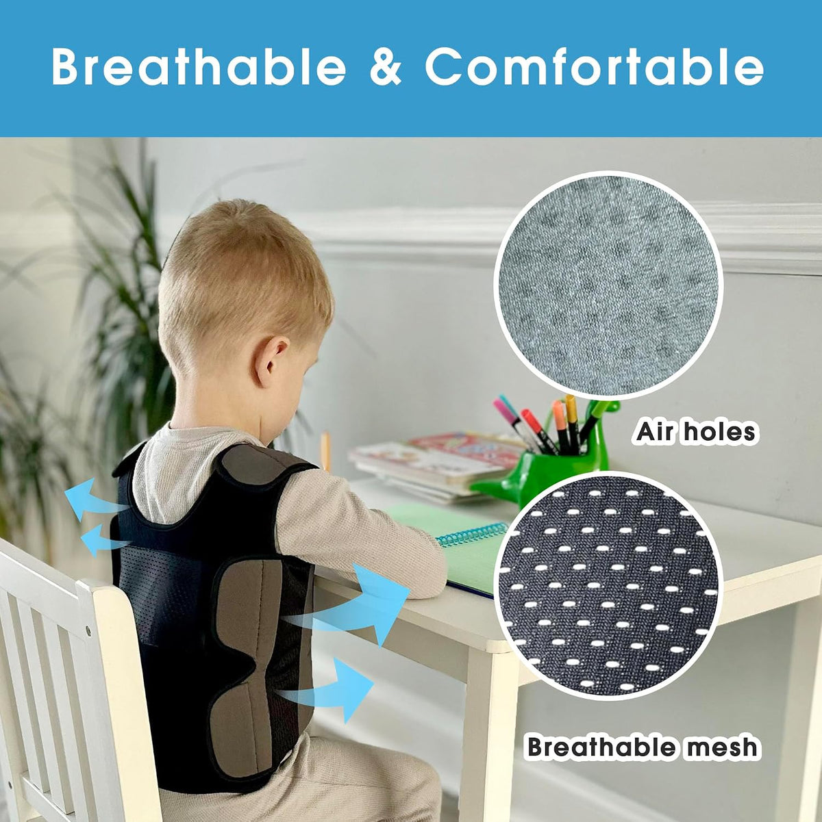 Weighted Vest for Kids - Sensory for Emotional Regulation - Large