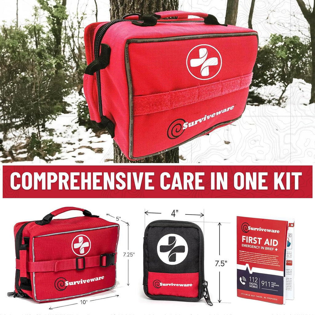 Surviveware Comprehensive Premium Survival First Aid Kit