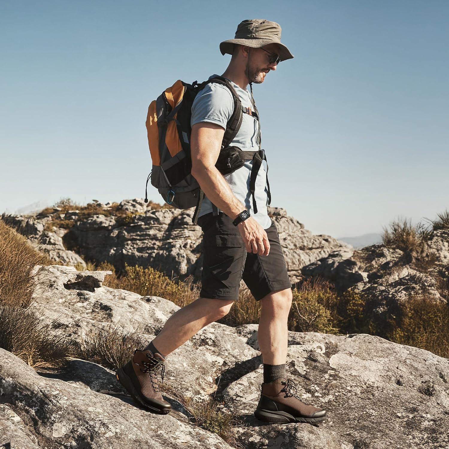 NORTIV 8 Men's Lightweight Breathable Hiking Boots
