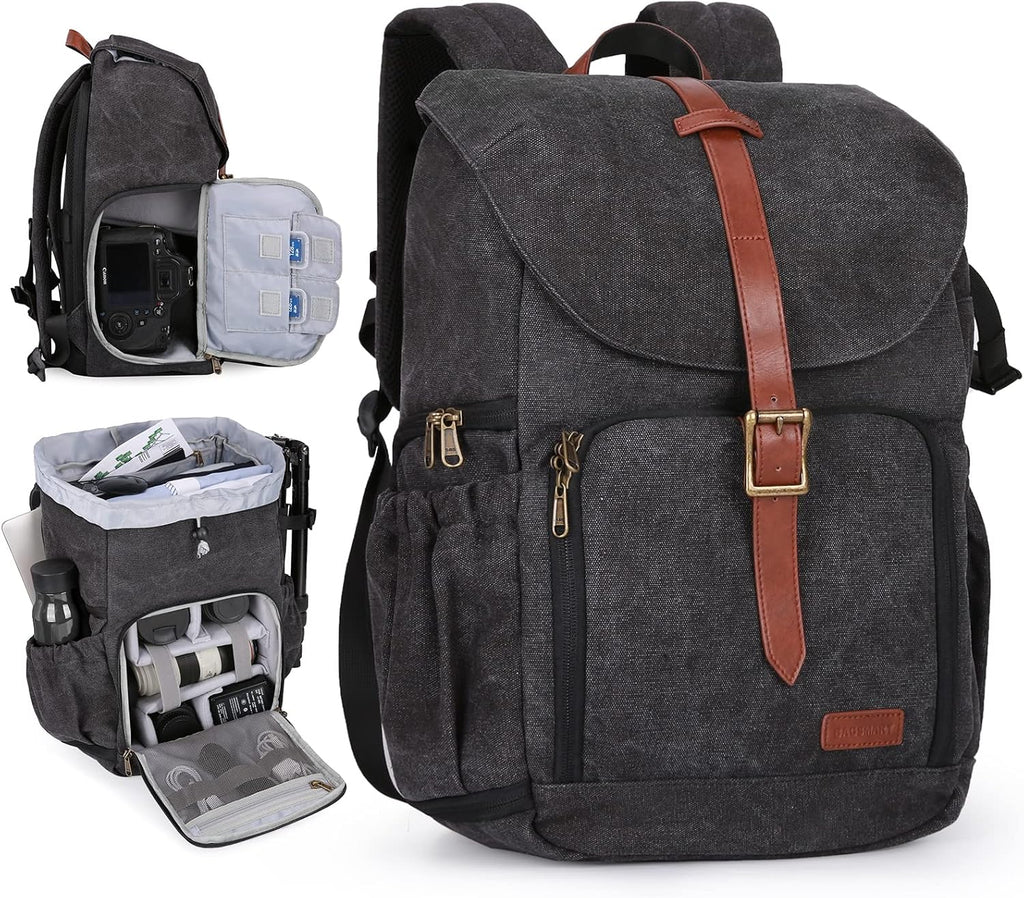 BAGSMART Camera Backpack DSLR Camera Bag Backpacks for Photographers