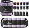Sportneer Adjustable Ankle Weights, 2-10 lb per Pair, Removable Weights