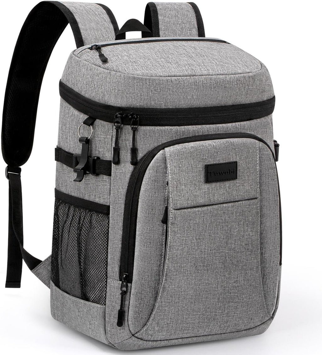 Tuwubi Cooler Backpack 35/42 Cans, Backpack Coolers Insulated Leak Proof for Men Women, Waterproof Soft Sided Lunch Camping Beach Travel Ice Chest Backpack Cooler Bag