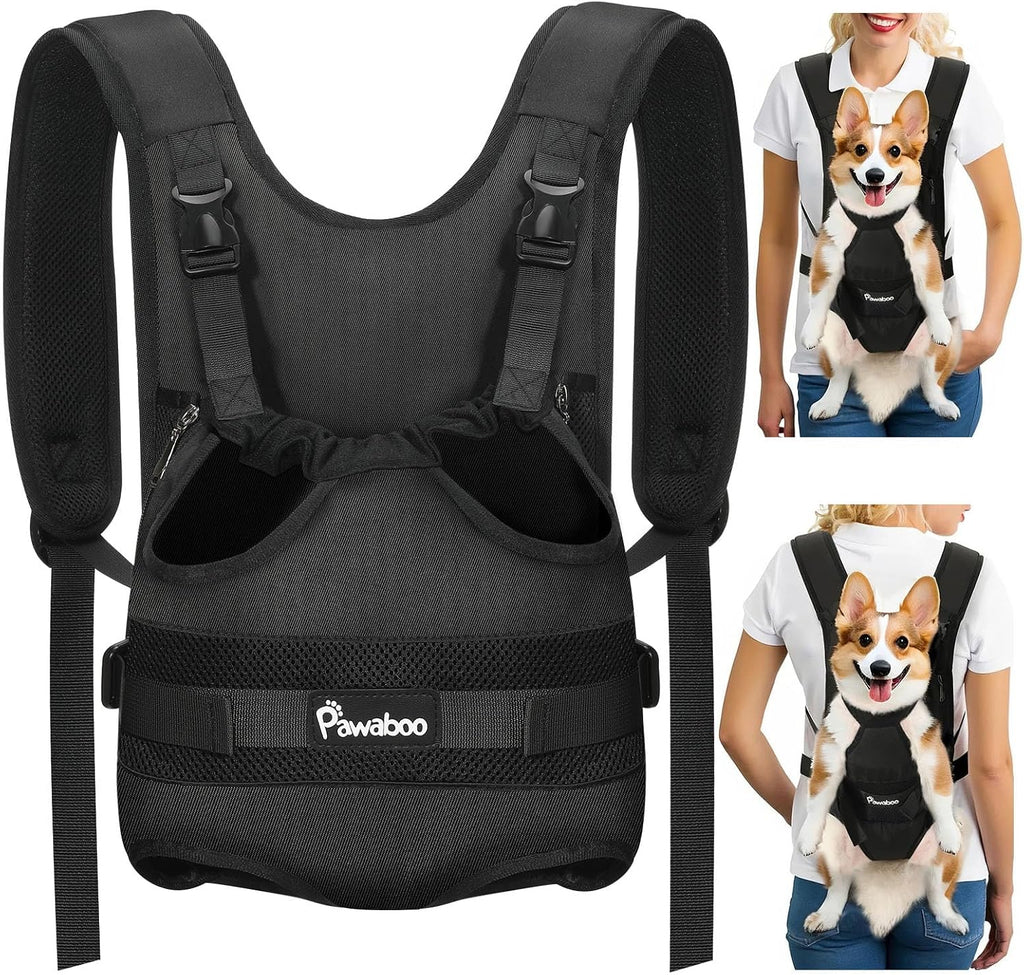 Pawaboo Pet Front Carrier Backpacks for Small Medium Dogs