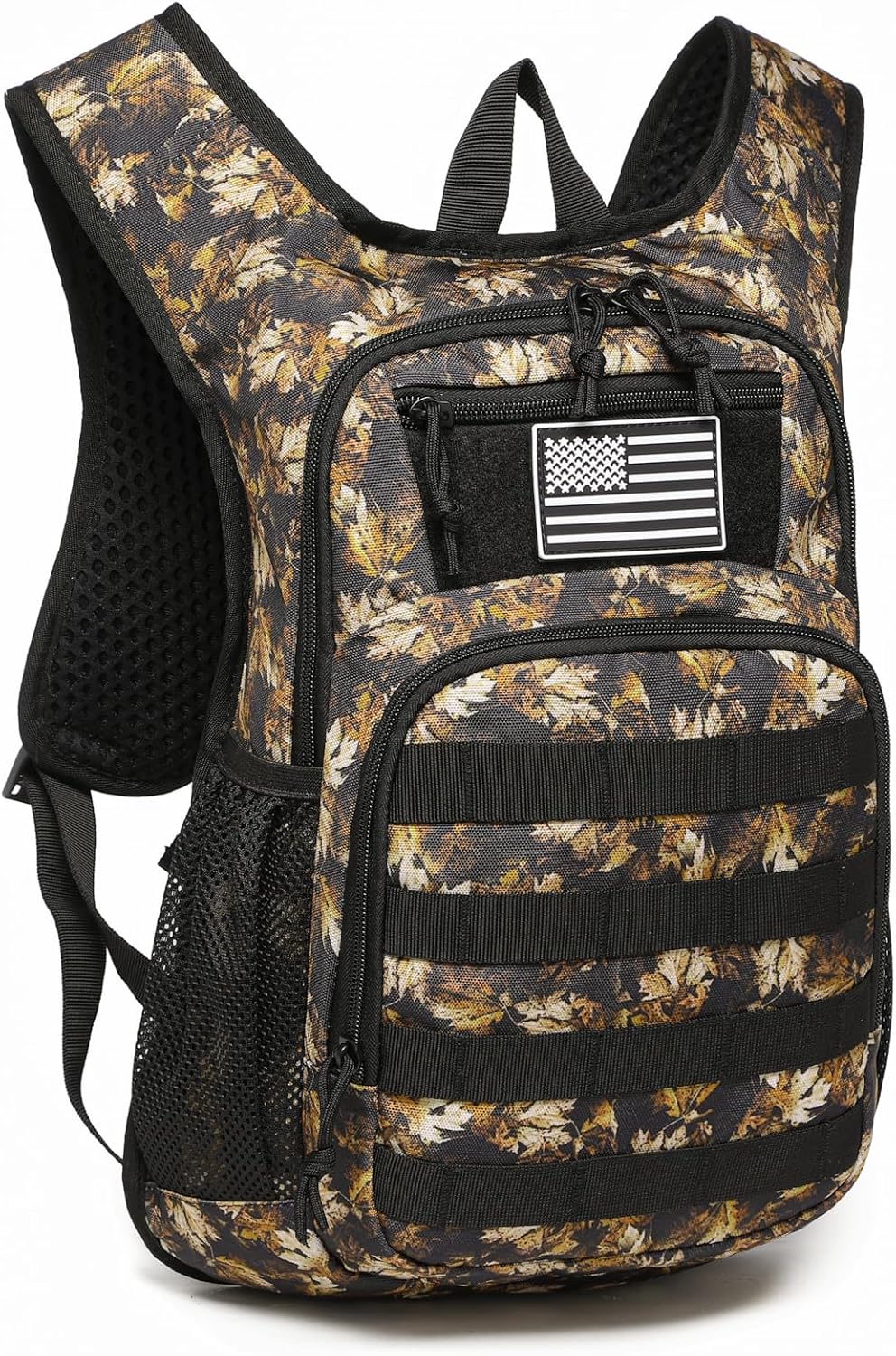 wotony Hydration Backpack with Water Bladder for Hiking Tactical Hydration Pack for Men Women Molle Water Backpack for Hiking