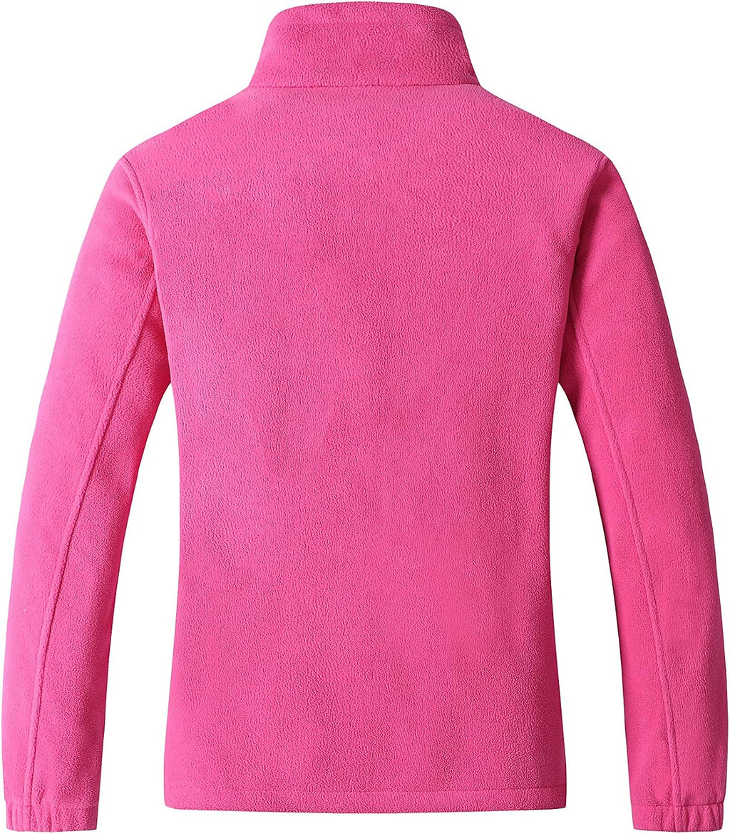 GIMECEN Women's Full Zip Soft Polar Fleece Jacket Outdoor Recreation Coat