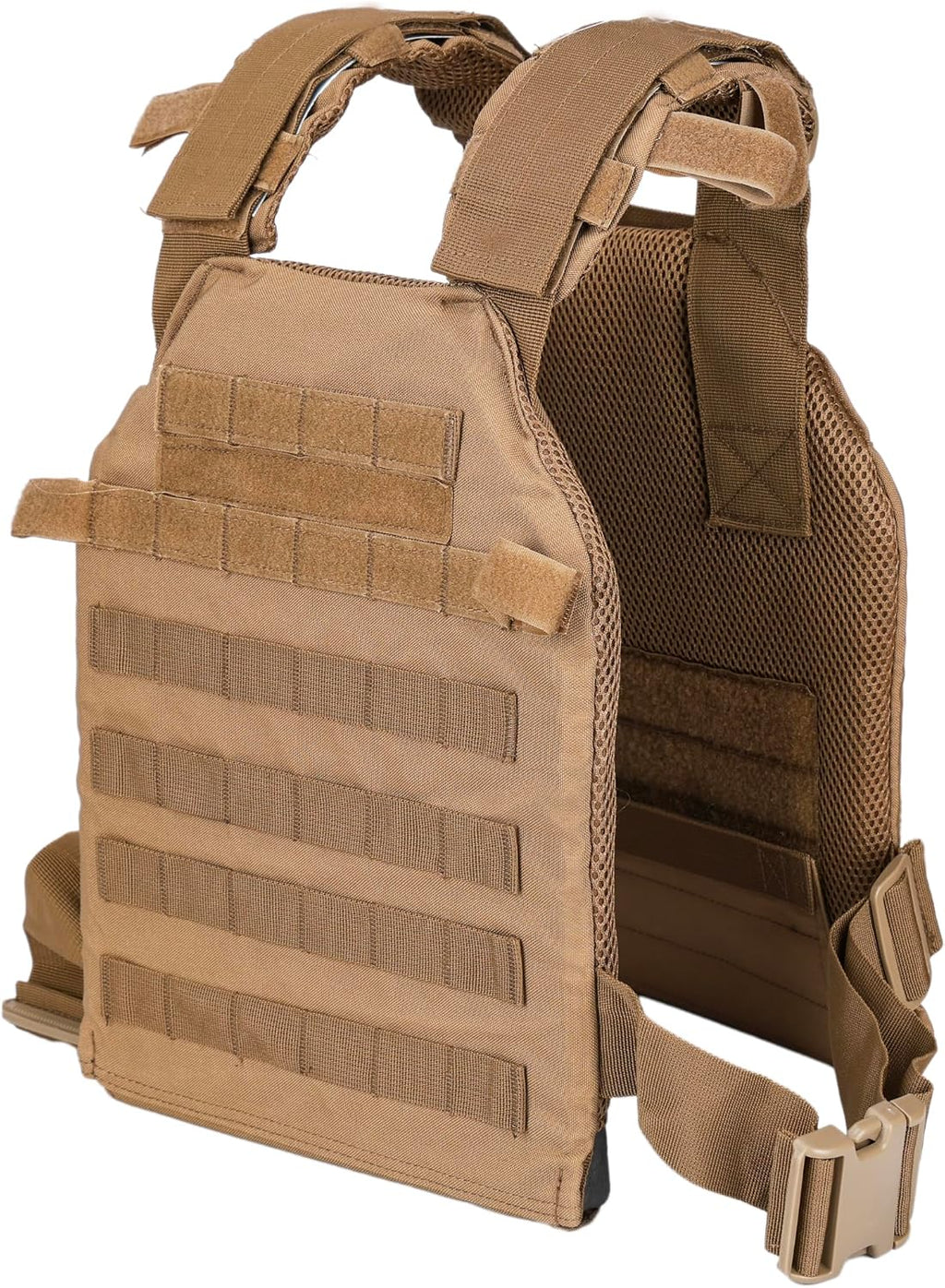 Greencity Weight Vest Adjustable Strength and Endurance Training, Tactical Vest Quick Release with Molle System, Fitness Workouts, Running