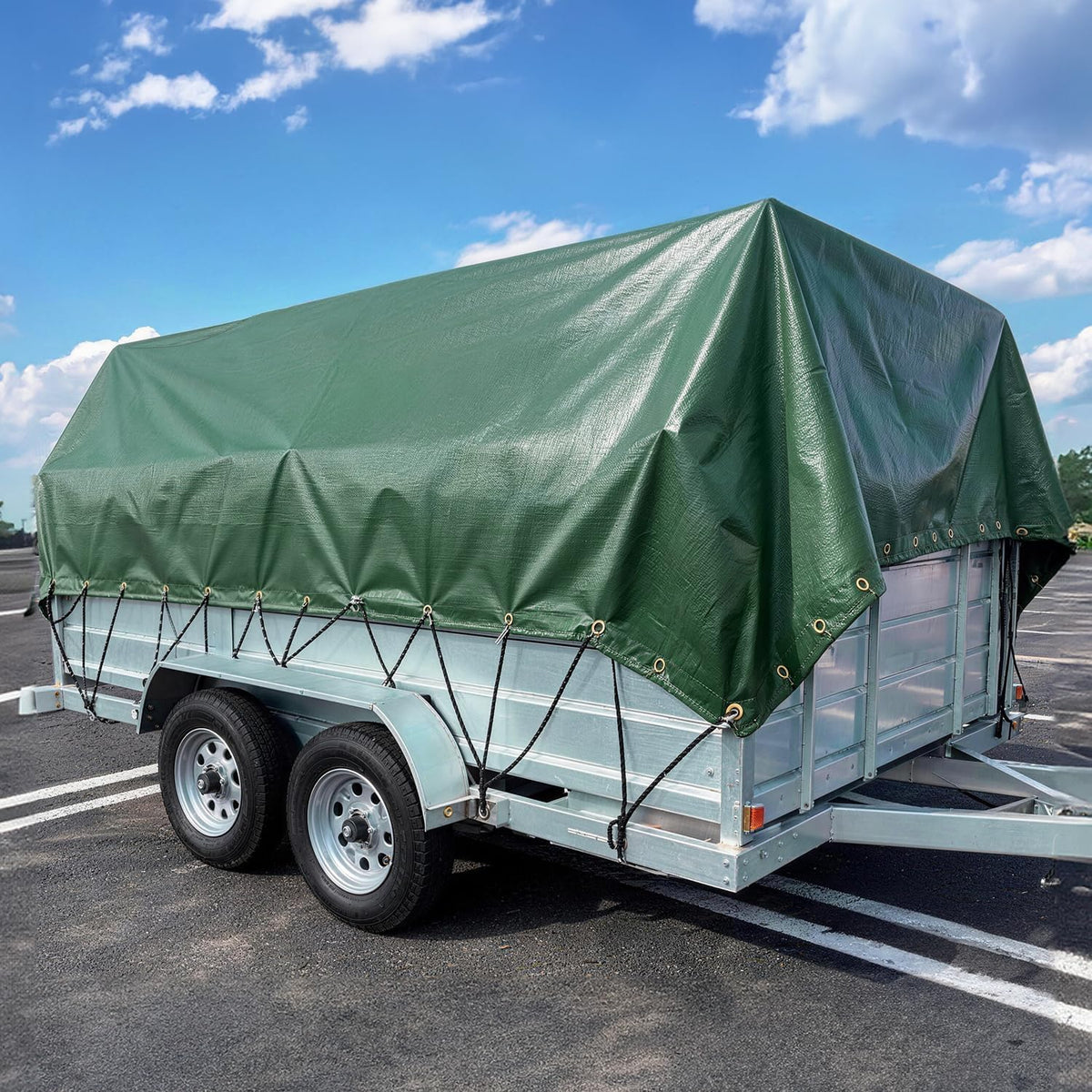 Heavy Duty Waterproof Tarp, 12 x 16 FT, 14 Mil, Multipurpose Outdoor Cover