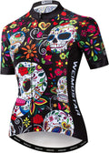 JPOJPO Womens Cycling Jersey,Bike Shirt Quick-Dry Breathable Reflective S-2XL Tops