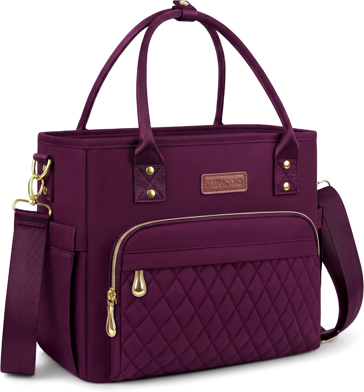 MIYCOO Insulated Lunch Bag Women, Large Tote Lunch Box for Work, 18L
