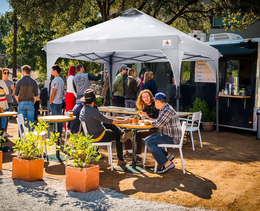 ABCCANOPY 8x8 Pop up Canopy Tent Instant Outdoor Shelter, Gray
