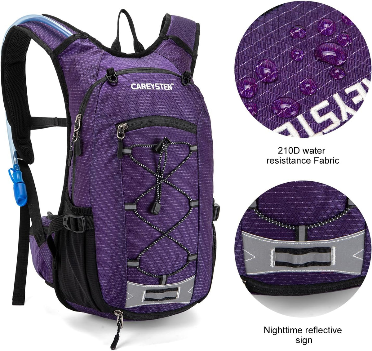 Carey STEN Hydration Backpack Cycling Bag Hiking Pack Equipped 2L Water Bag