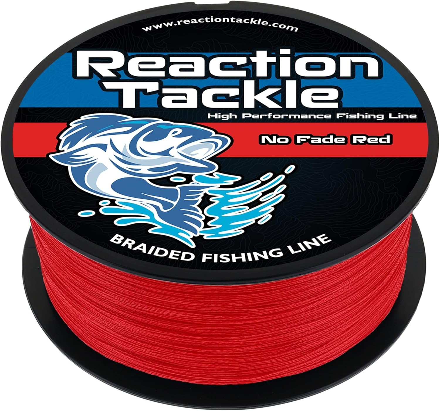 Reaction Tackle Braided Fishing Line - Pro Grade Power Performance for Saltwater or Freshwater Fish - Colored Fishing Line Braid for Extra Visibility