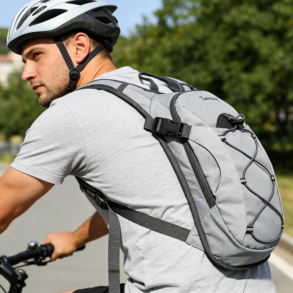 Zavothy Hydration Backpack with 2L Hydration Bladder Water Backpack for Hiking Hydration Pack for Running Cycling Hiking