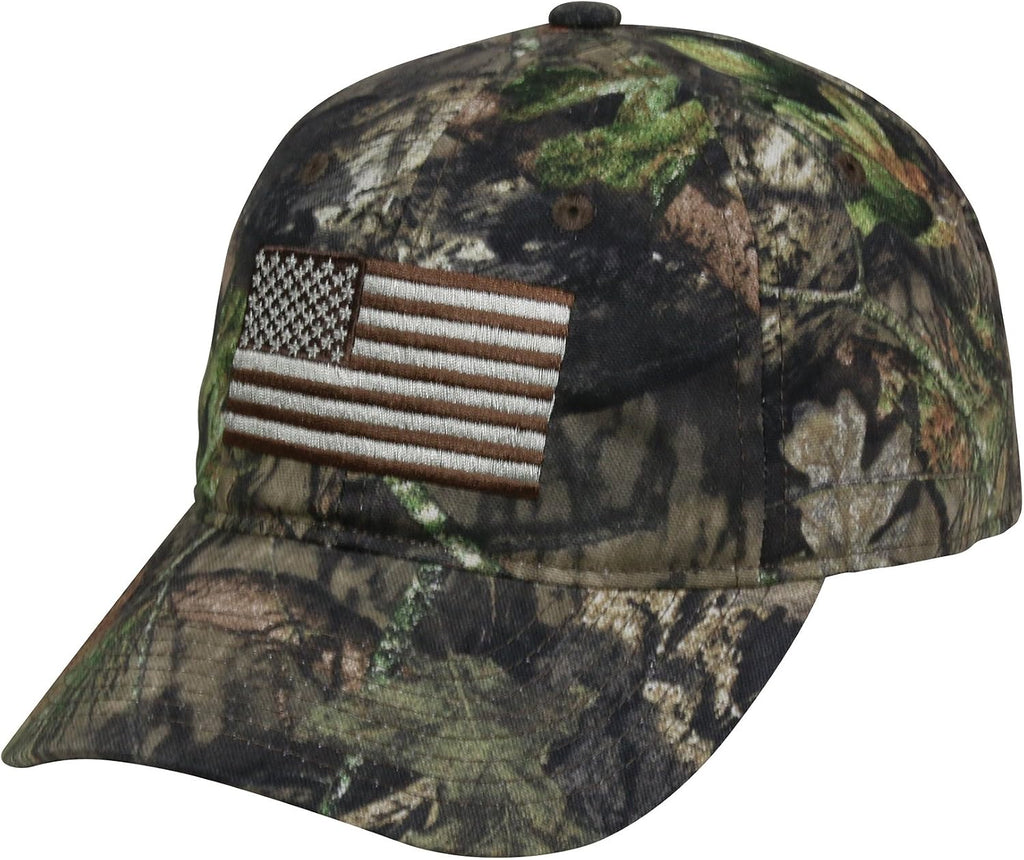 Outdoor Cap Men's Camouflage Americana Cap, One Size