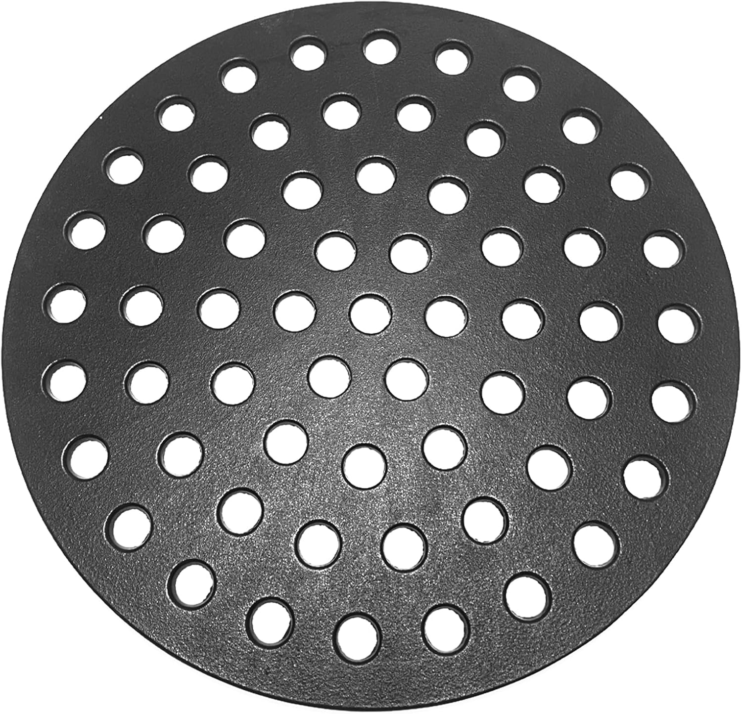 17" Heavy Cast Iron Fire Grate, Charcoal Grates Bottom Plate for Weber 22" Kettle, One-Touch, Master Touch, Bar-B-Kettle, Performer, BGE, Big Green Egg XL Charcoal Grill