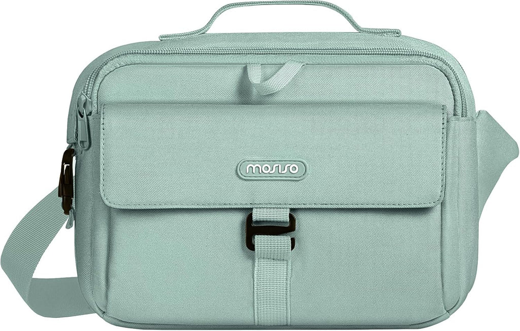 MOSISO Camera Shoulder Bag Camera Case Crossbody Sling Purse, Antique Green