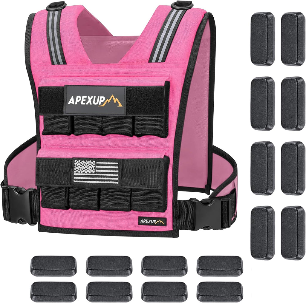 APEXUP Weighted Vest Men, Adjustable Weight Vest for Running