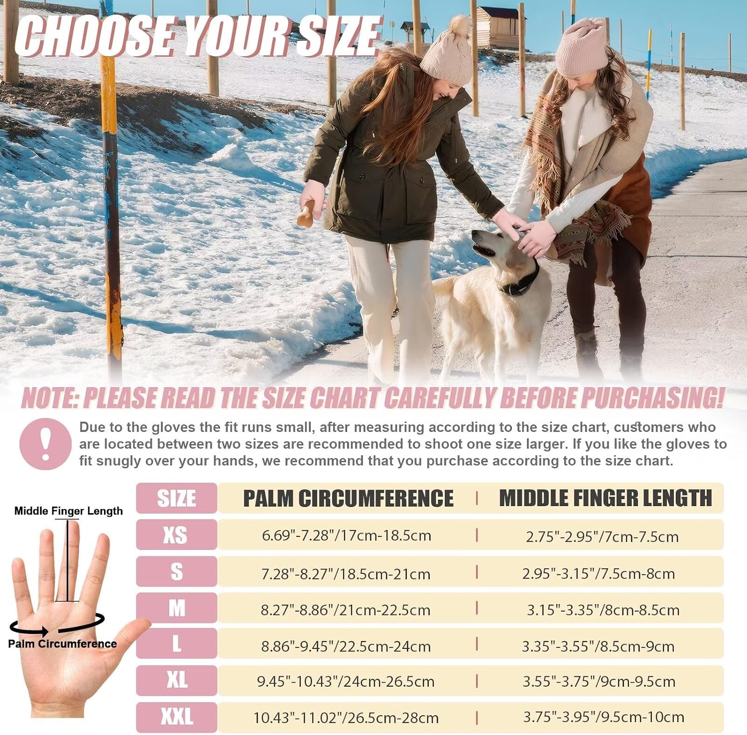 Pixel Panda Winter Gloves for Men Women Warm Touchscreen Gloves for Cold Weather for Cycling, Driving, Running, Hiking, Work