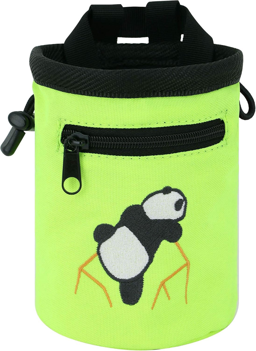 AMC Rock Climbing Panda Design Chalk Bag with Adjustable Belt