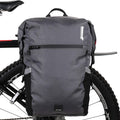 Rhinowalk Bike Pannier Bag Bicycle Bag Convertible Pannier Backpack Shoulder Bag Laptop Pannier Travel Bag Professional Cycling Accessories-Black