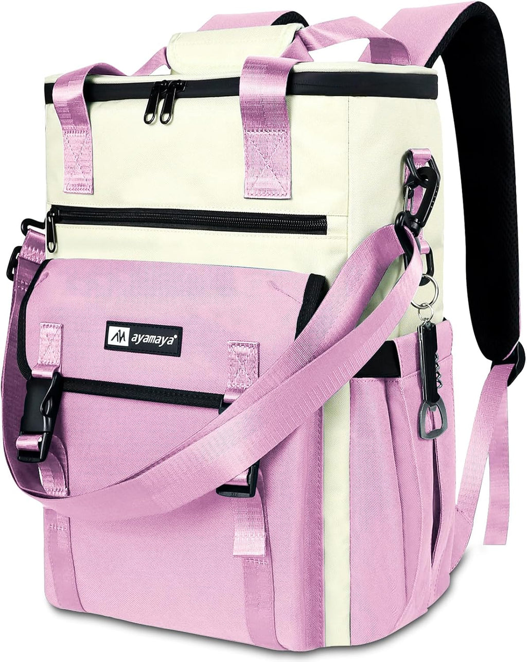 AYAMAYA Backpack Cooler for Women, Stylish 35 Cans Leakproof Camping Cooler