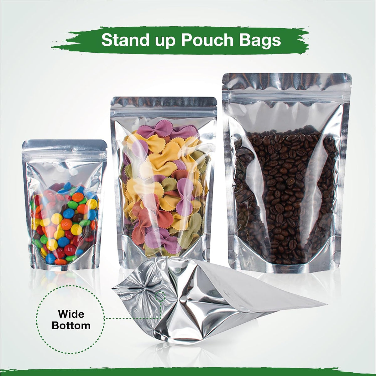 4x6 Mylar Bags for Food Storage with 7.5mil Thick - Pack Of 100
