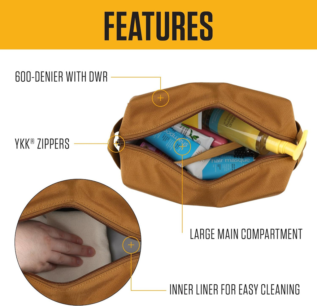 Carhartt Classic Zippered Travel Kit Pink Glow
