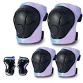 Gradient Color Kids Protective Gear Set Knee Pads for Kid 2-14 Years,W/ Adjustable Strap Kids/Youth Knee Pads Elbow Pads Wrist Guards Set for Inline Roller Skates,Cycling,BMX Bike,Skateboard,Scooter