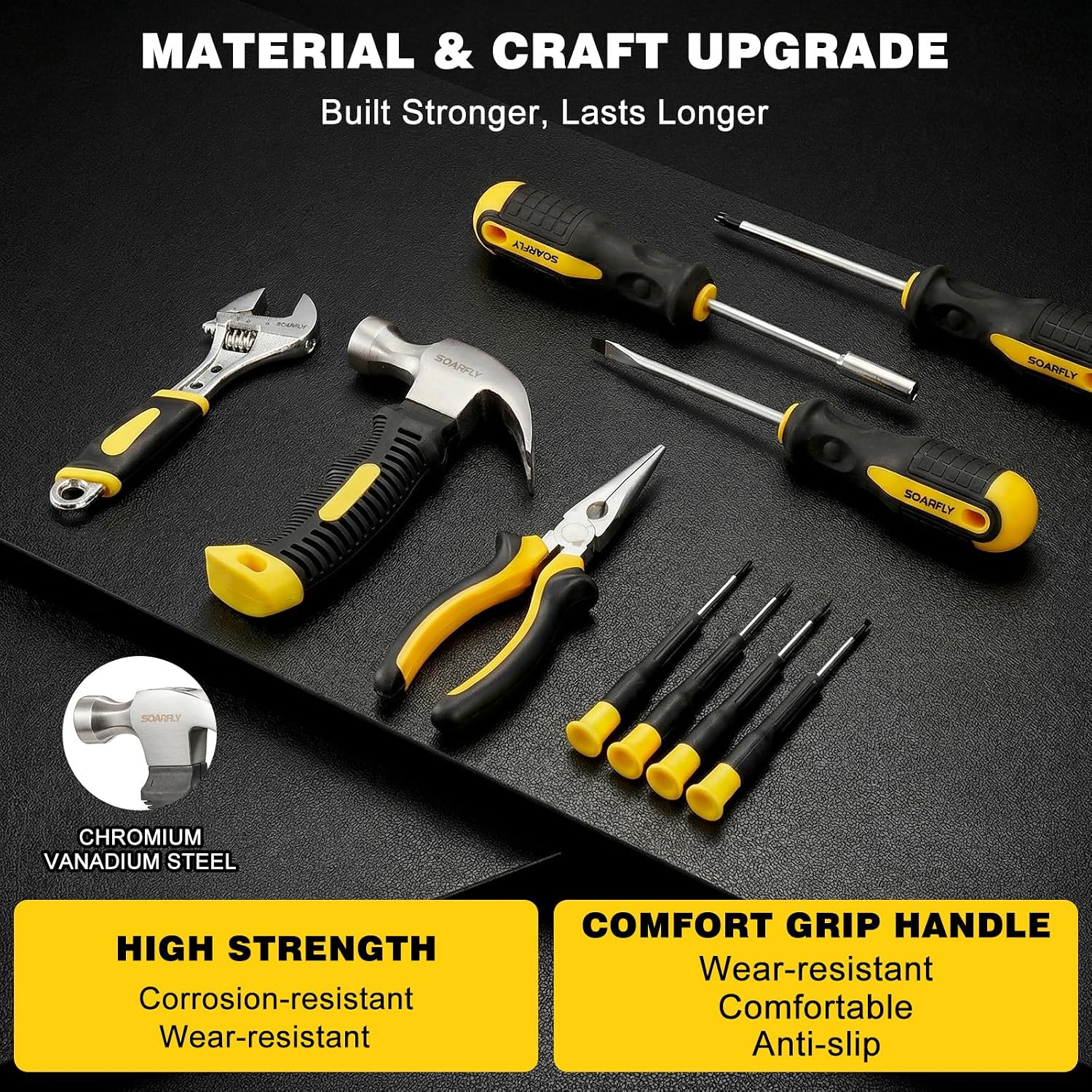157-Piece Tool Set, 8V Cordless Drill Set, Hand Tool Kit for Men and Women