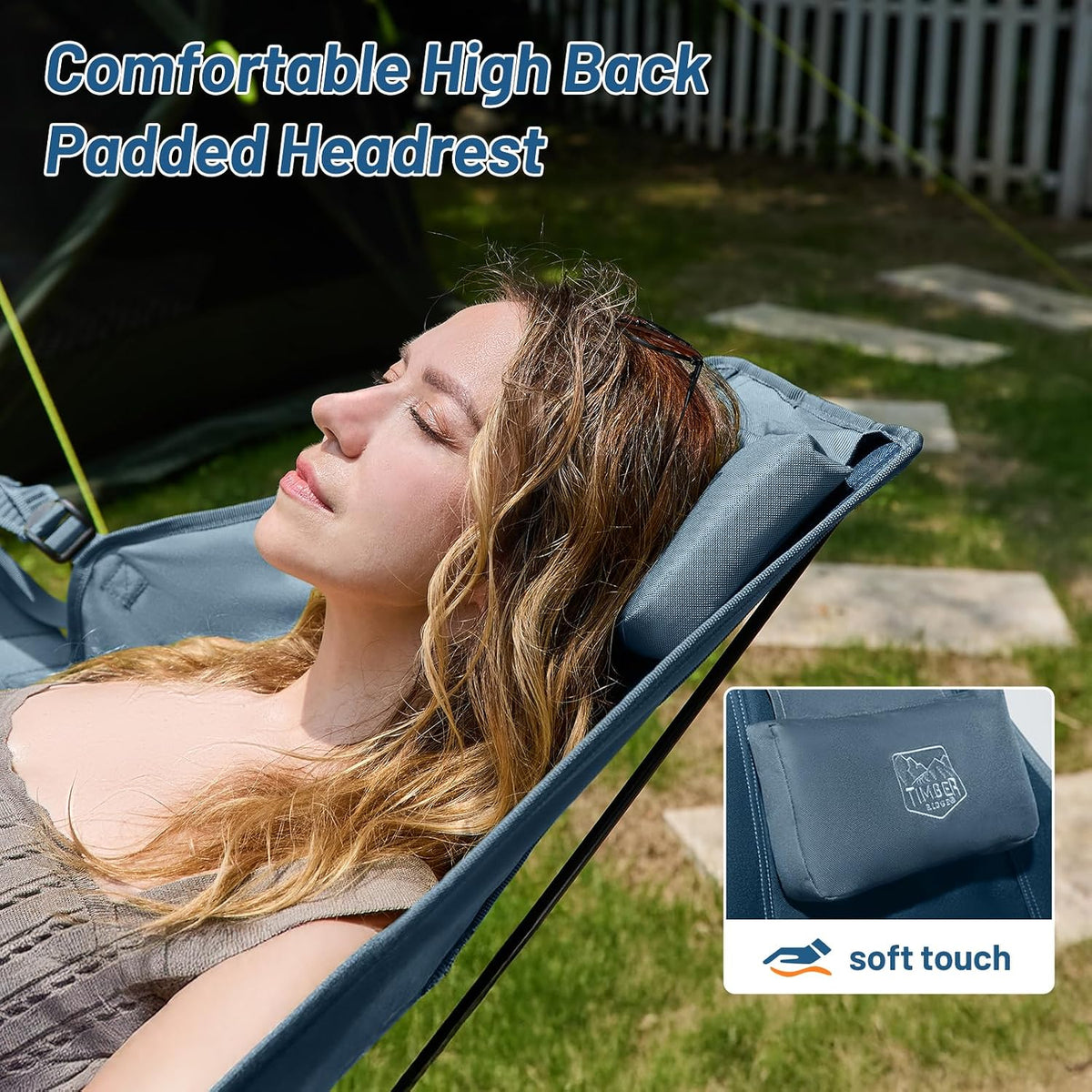 TIMBER RIDGE Hammock Camping Chair, Portable Oversized Swinging Camp Chairs
