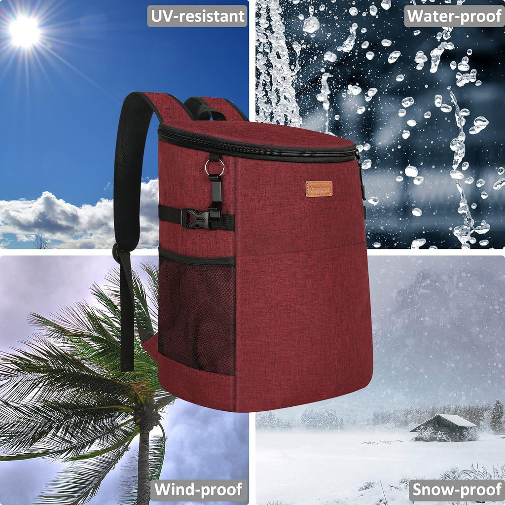 Vankor Camping Cooler Backpack Insulated Waterproof