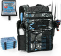 Calamus GearMaster Fishing Backpack with Bait Binder, Black Camo With (4) 3600 Tackle Boxes