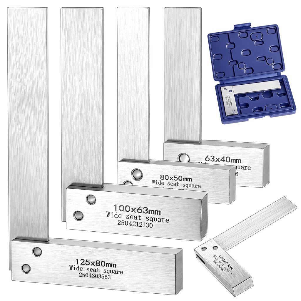 Frienda Machinist Square Set, 2", 3", 4" and 6" Precision Machinist Squares
