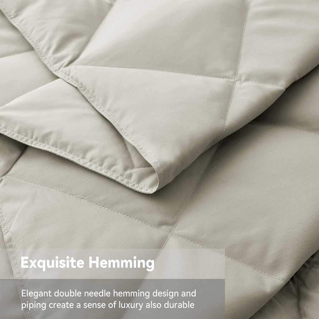 Deodar Down Fiber Throw Blanket Lightweight Packable Throw Indoor & Outdoor
