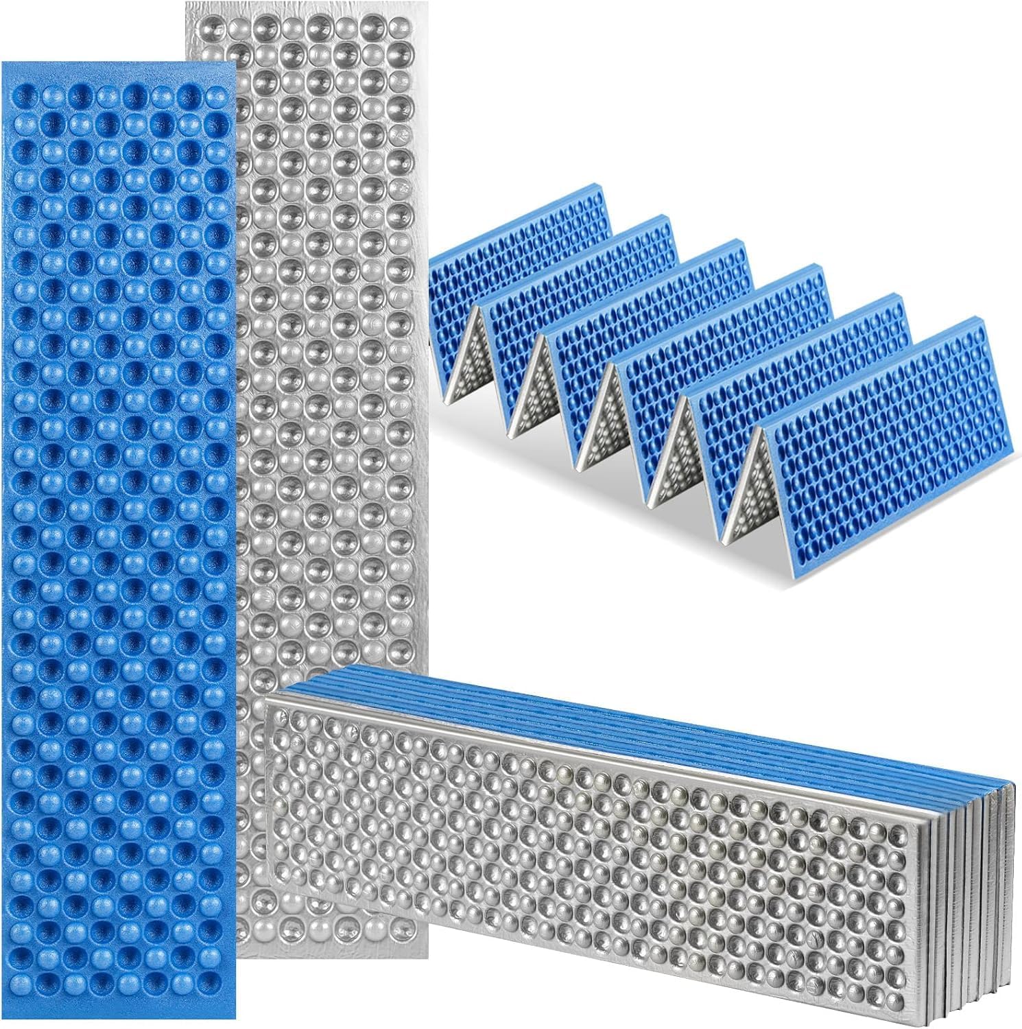Foam Camping Pads for Sleeping, Foldable Closed Cell Foam Camping Mattress, Waterproof Outdoor Sleeping Mat for Ultralight Backpacking Thru-Hiking